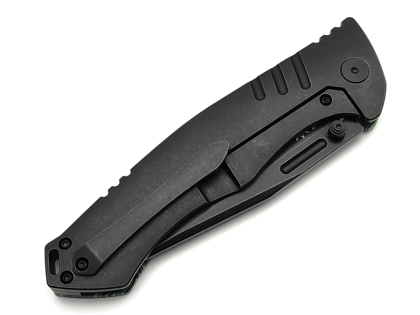 Нож Bestech Keen II BT2301E сталь S35VN blackwash, рукоять Titanium, G10 black & green