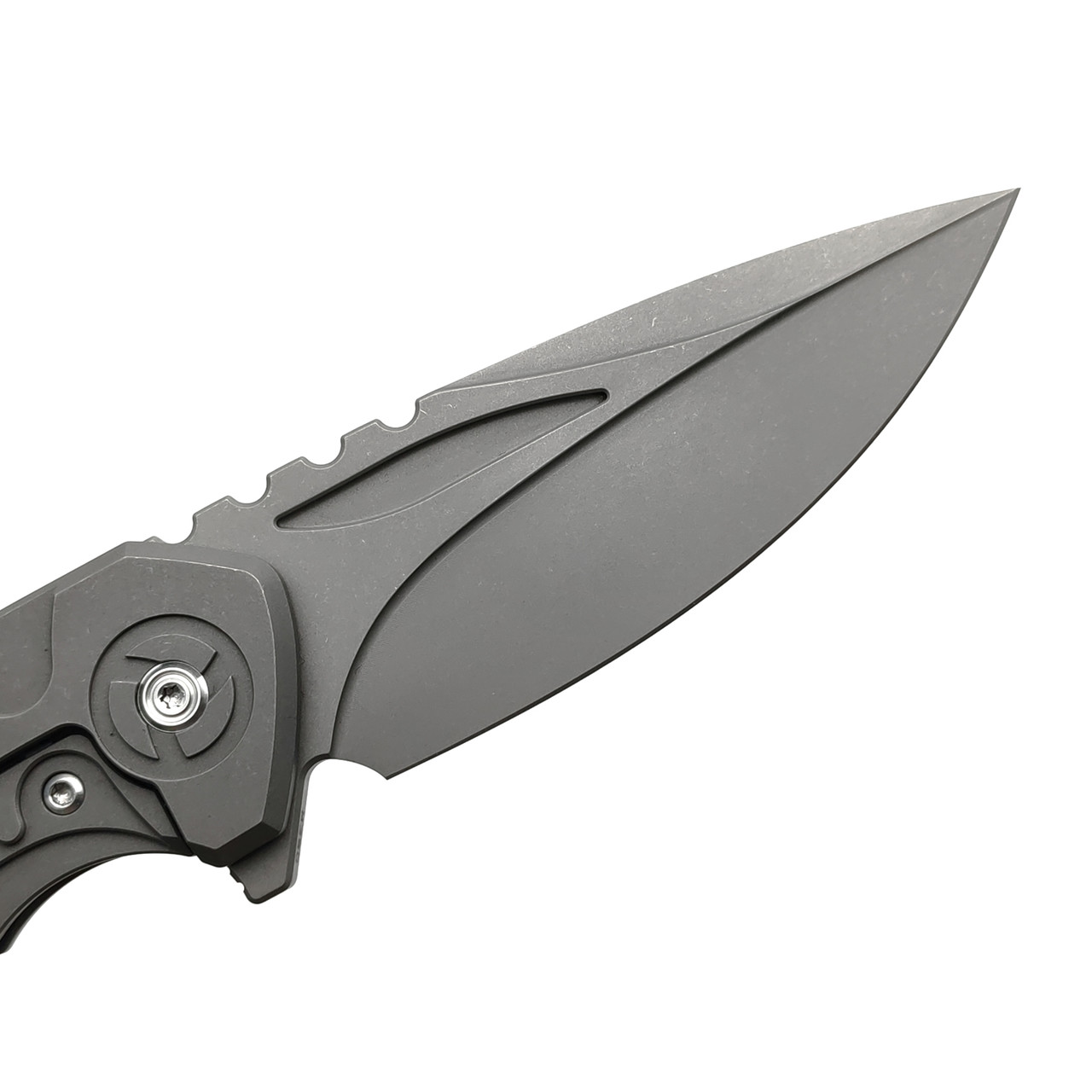 Нож Bestech Buwaya BT2203B сталь M390, рукоять Titanium graphite