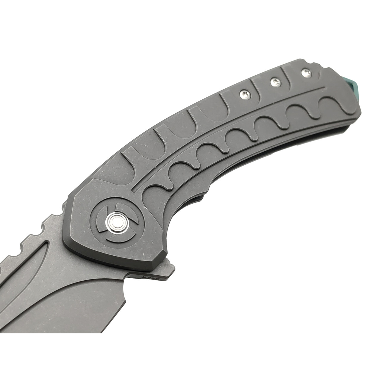 Нож Bestech Buwaya BT2203B сталь M390, рукоять Titanium graphite