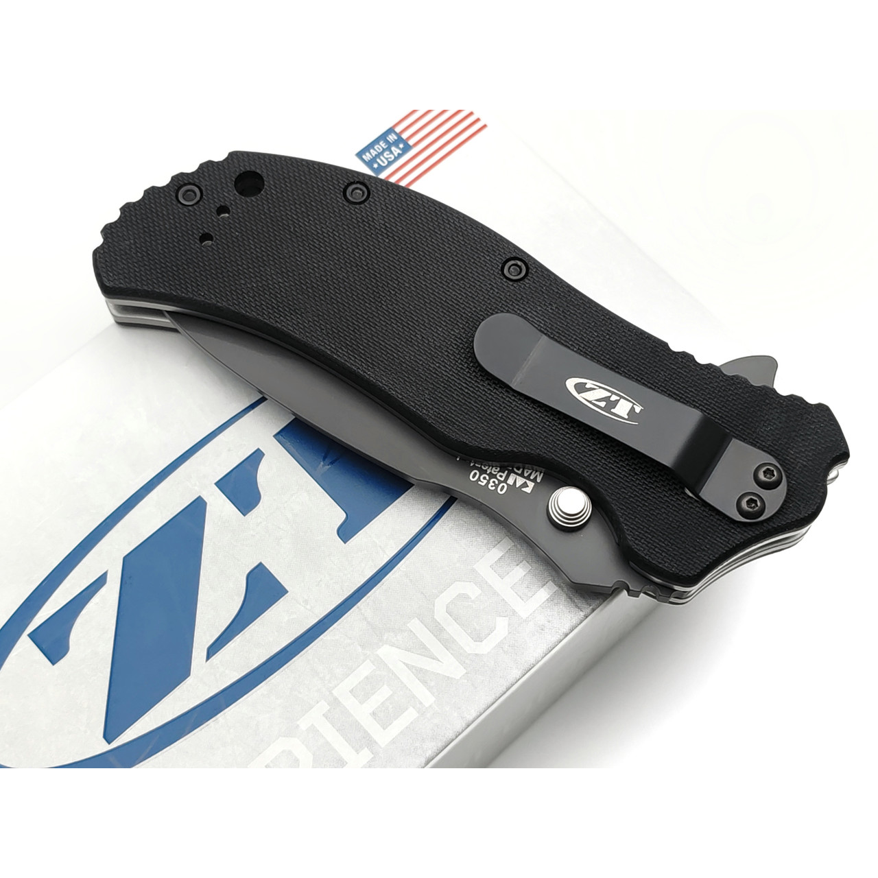Zero Tolerance нож 0350 сталь CPM S30V DLC, рукоять G10 black