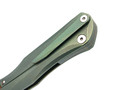 Нож Bestech Thyra Retro Green BT2106E сталь M390, рукоять Titanium, copper