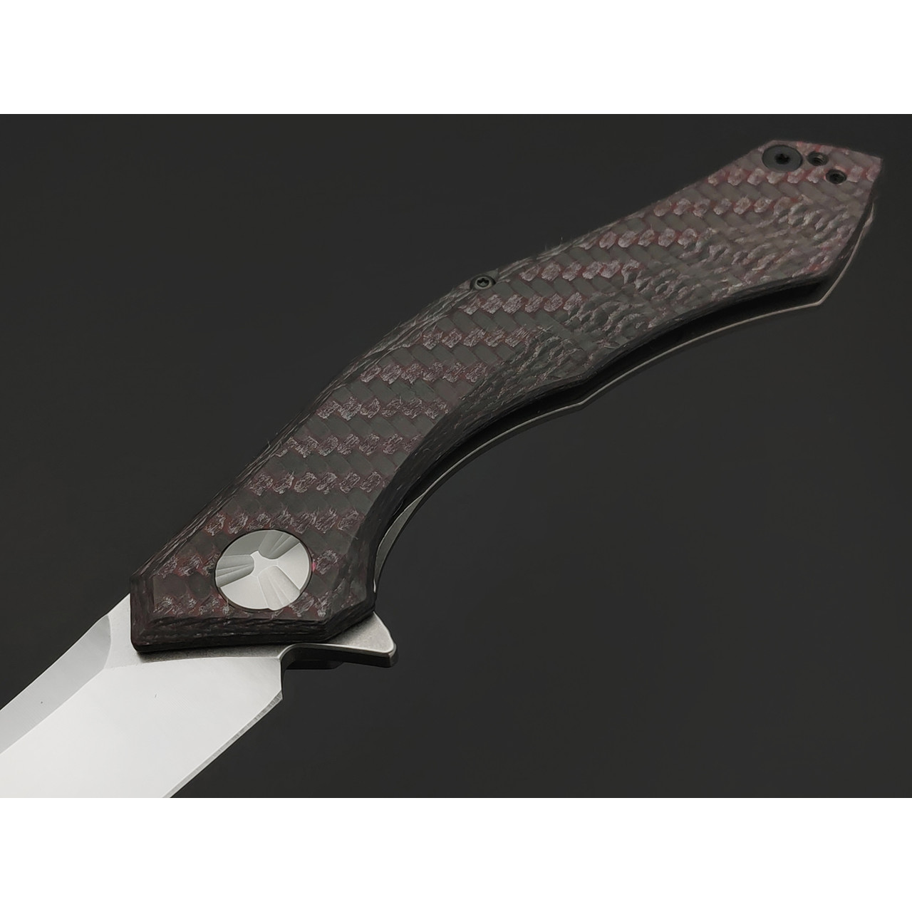 Zero Tolerance нож 0462 сталь CPM 20CV satin, рукоять Titanium, carbon fiber