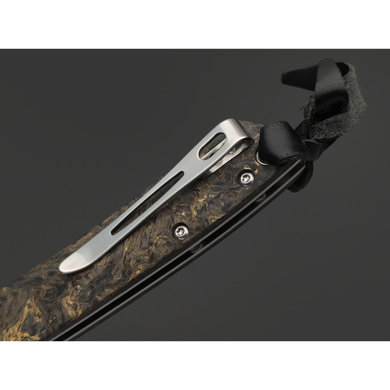 Нож Boker Plus LFL07 01BO387 сталь CPM S35VN, рукоять Carbon fiber dark matter gold