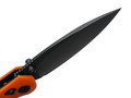 Нож Bestechman Ronan BMK02H сталь 14C28N blackwash, рукоять G10 orange