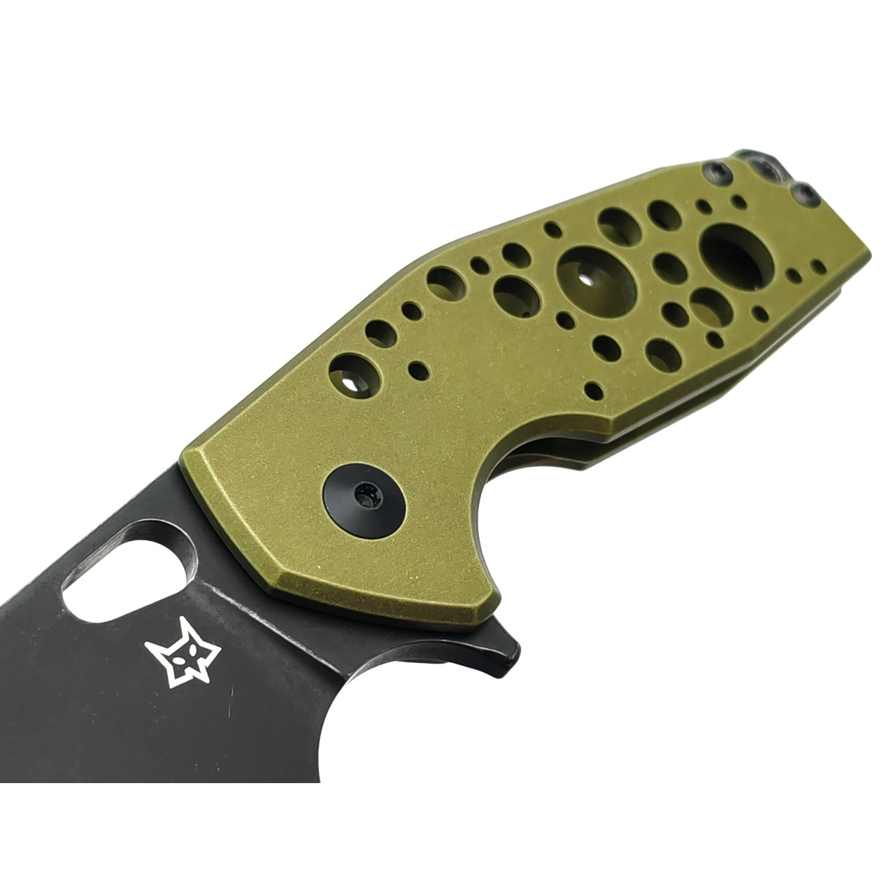 Нож складной Fox Suru FX-526 ALG сталь N690Co, рукоять Aluminium green