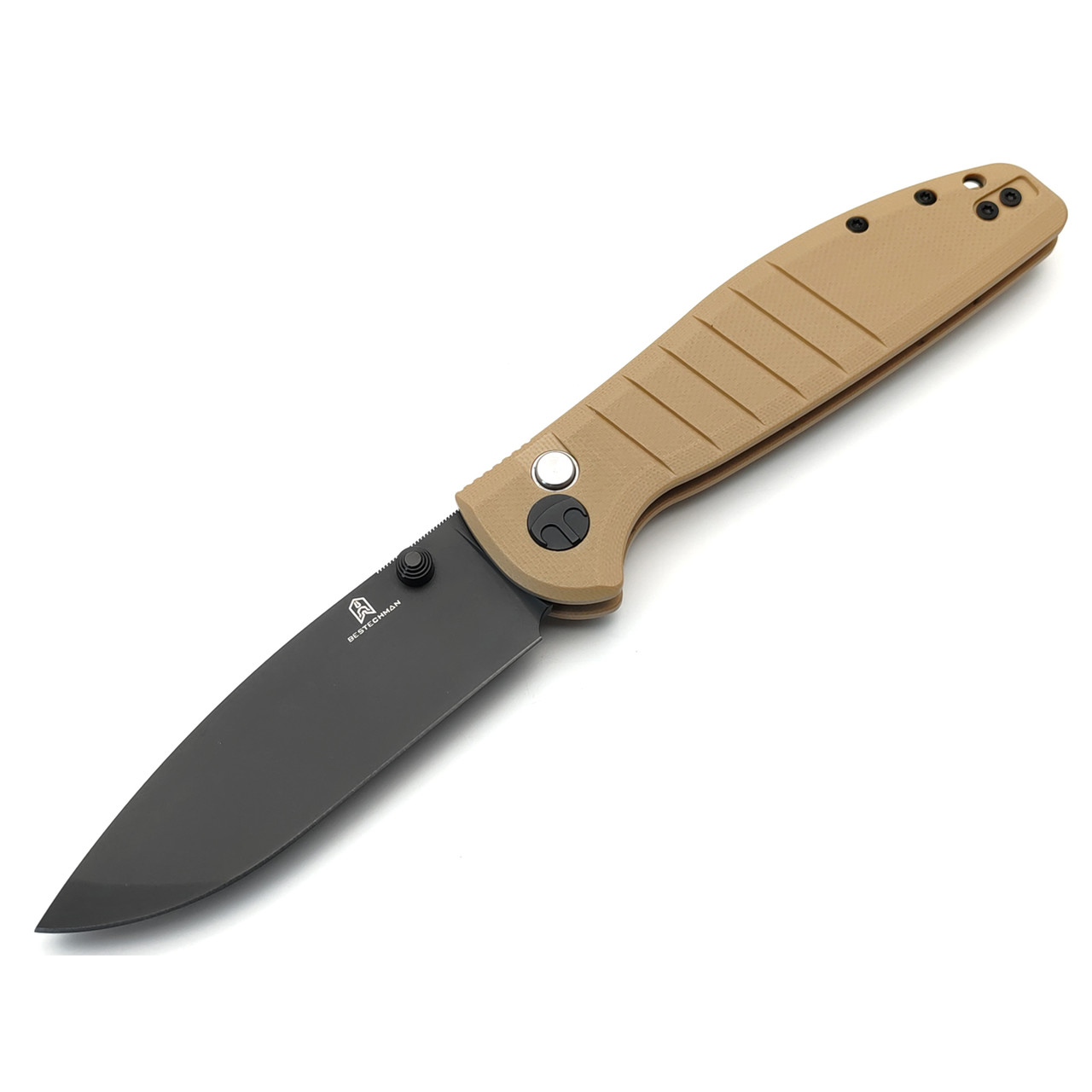 Нож Bestechman Goodboy BMK04E сталь D2 DLC, рукоять G10 khaki