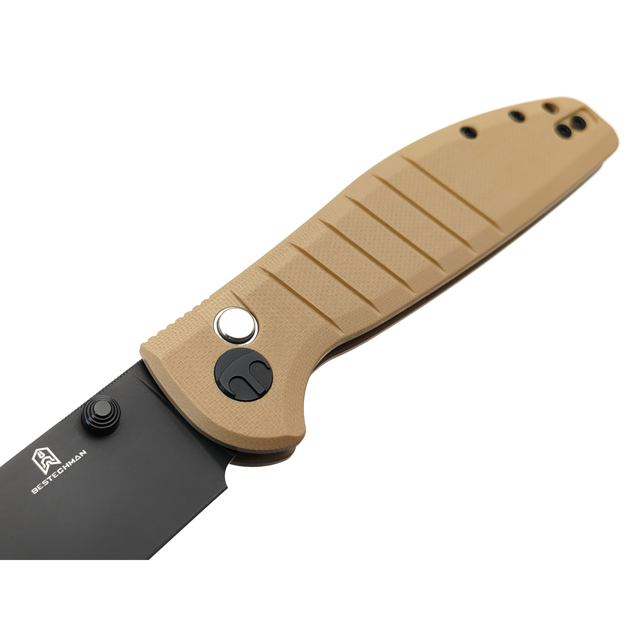 Нож Bestechman Goodboy BMK04E сталь D2 DLC, рукоять G10 khaki