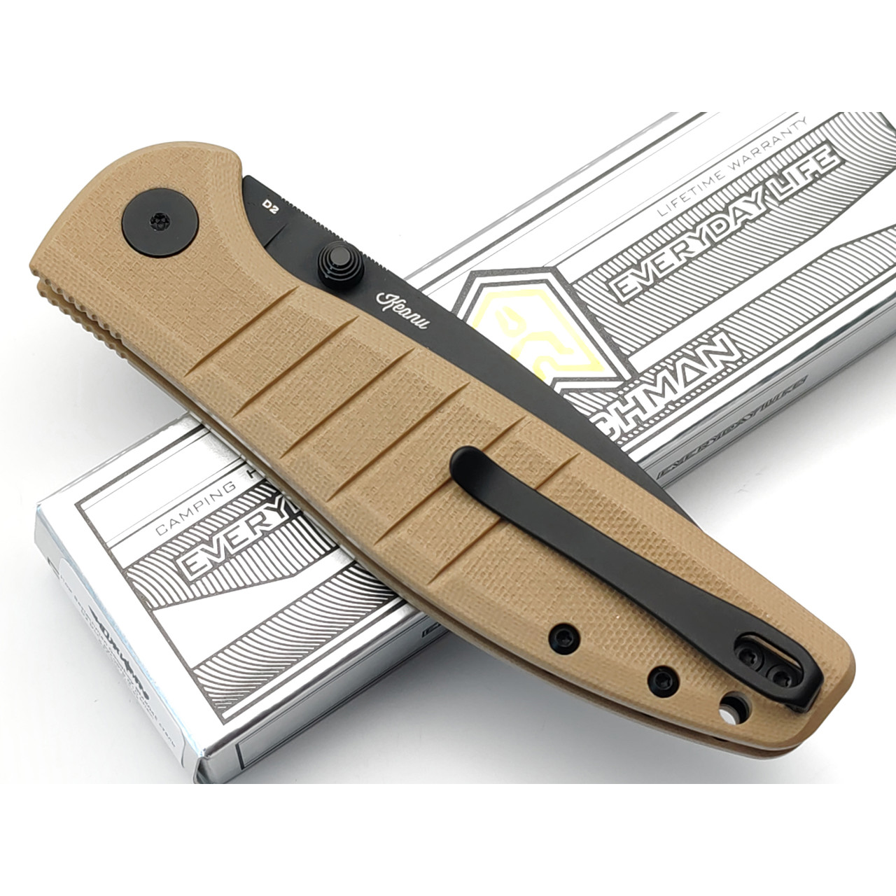 Нож Bestechman Goodboy BMK04E сталь D2 DLC, рукоять G10 khaki