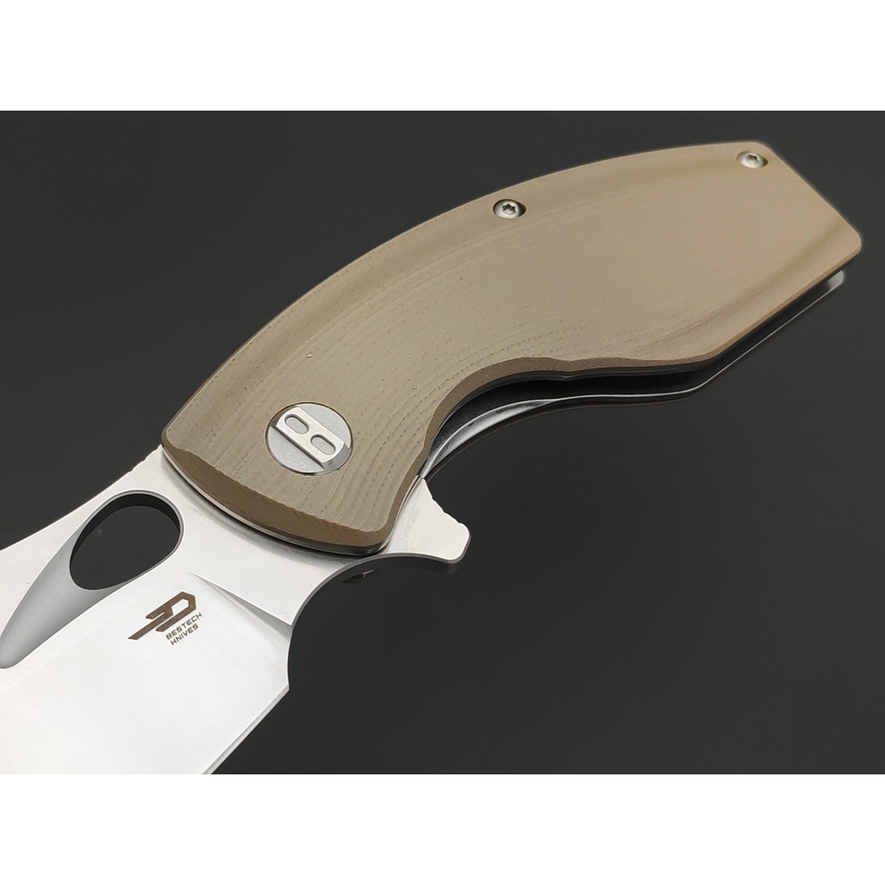 Нож Bestech Lizard BG39C сталь D2 satin, рукоять G10 beage