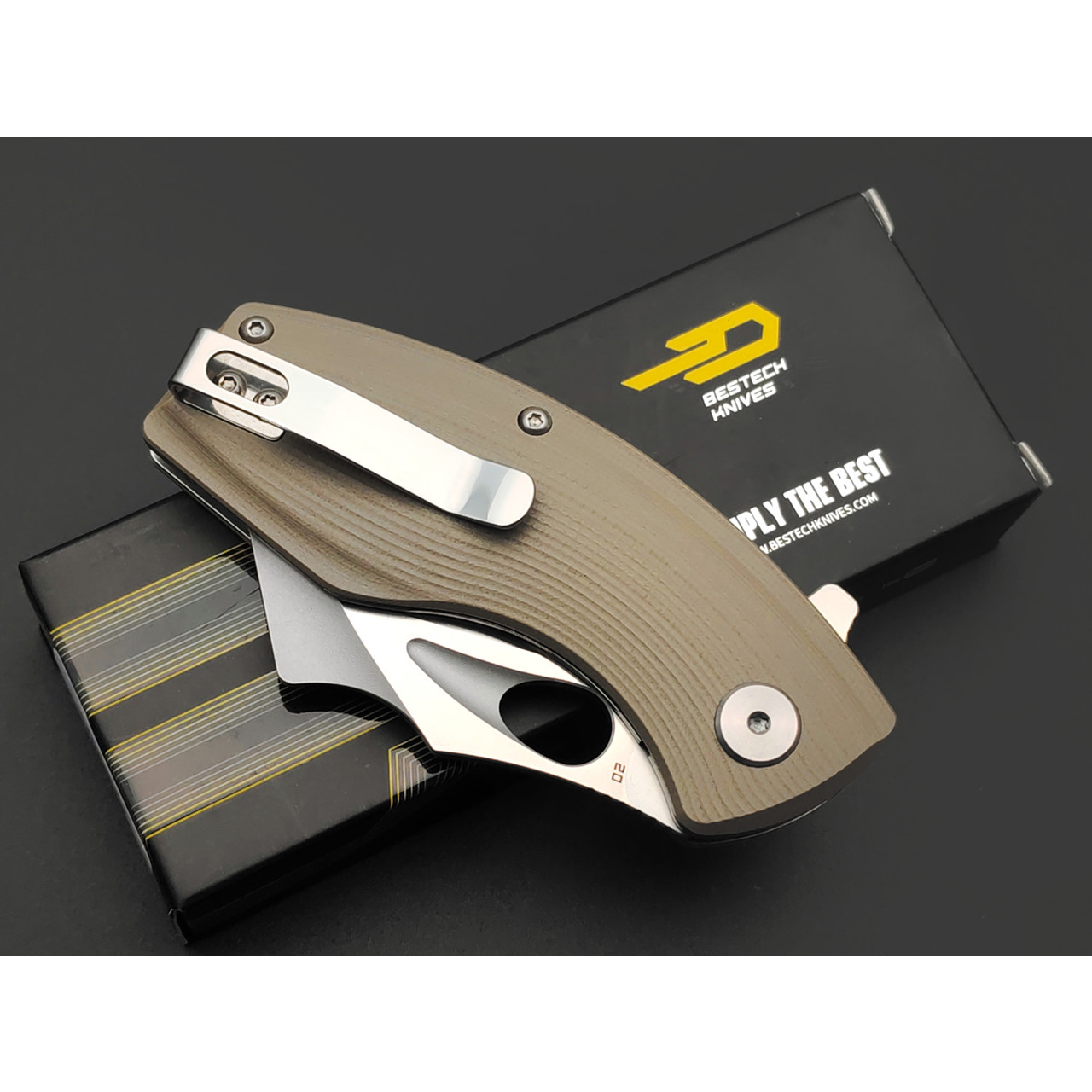 Нож Bestech Lizard BG39C сталь D2 satin, рукоять G10 beage