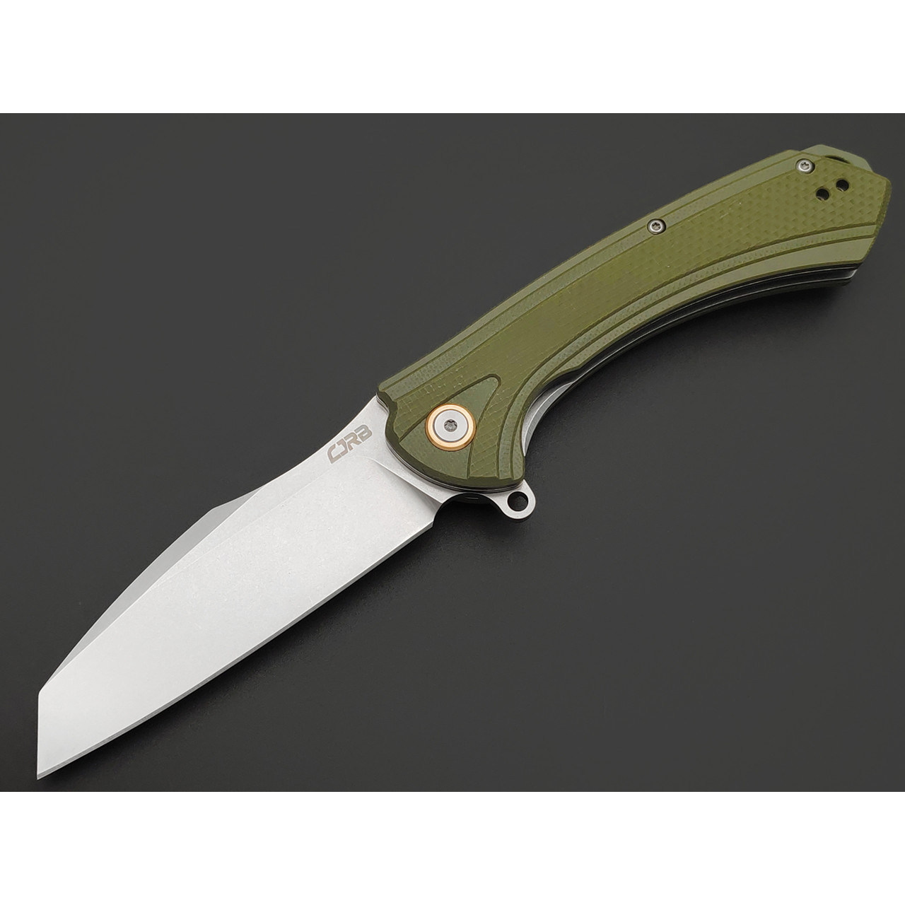 Нож CJRB Barranca J1909-GNF сталь D2, рукоять G10 green