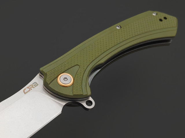 Нож CJRB Barranca J1909-GNF сталь D2, рукоять G10 green