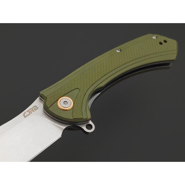 Нож CJRB Barranca J1909-GNF сталь D2, рукоять G10 green
