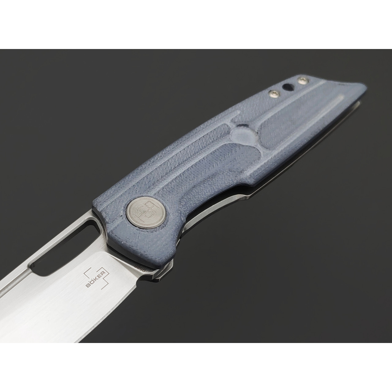 Нож Boker Plus HEA Hunter 01BO193 сталь D2, рукоять G10 blue