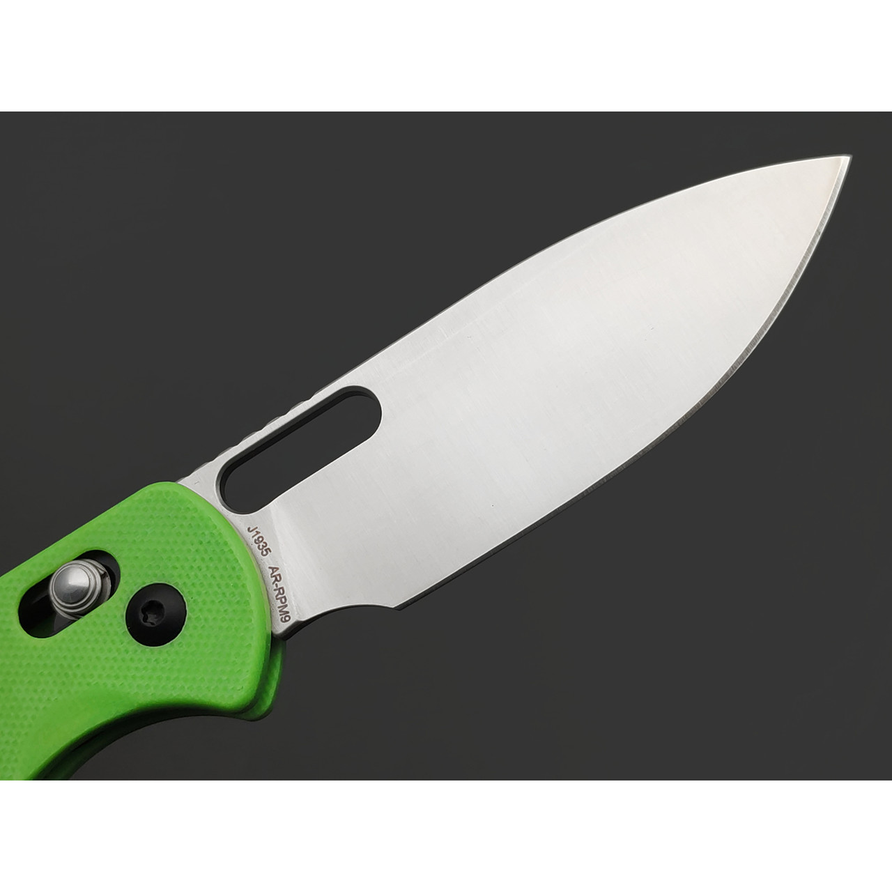 Нож CJRB Hectare J1935-GN сталь AR-RPM9, рукоять G10 light green
