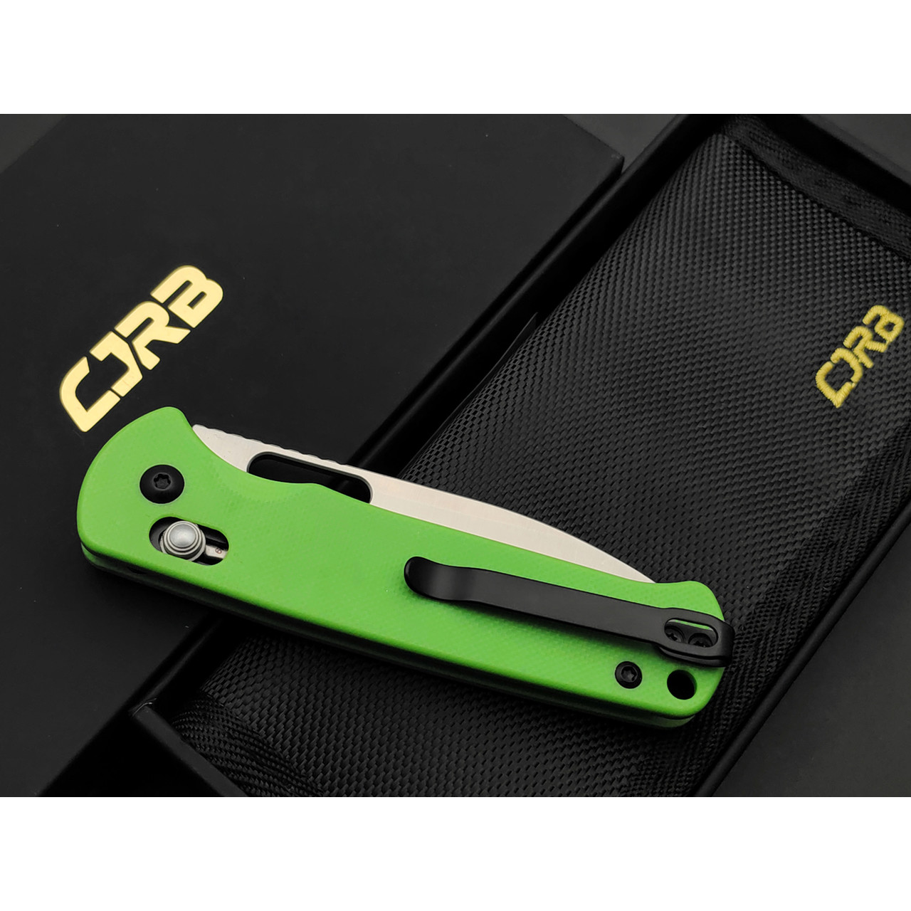 Нож CJRB Hectare J1935-GN сталь AR-RPM9, рукоять G10 light green