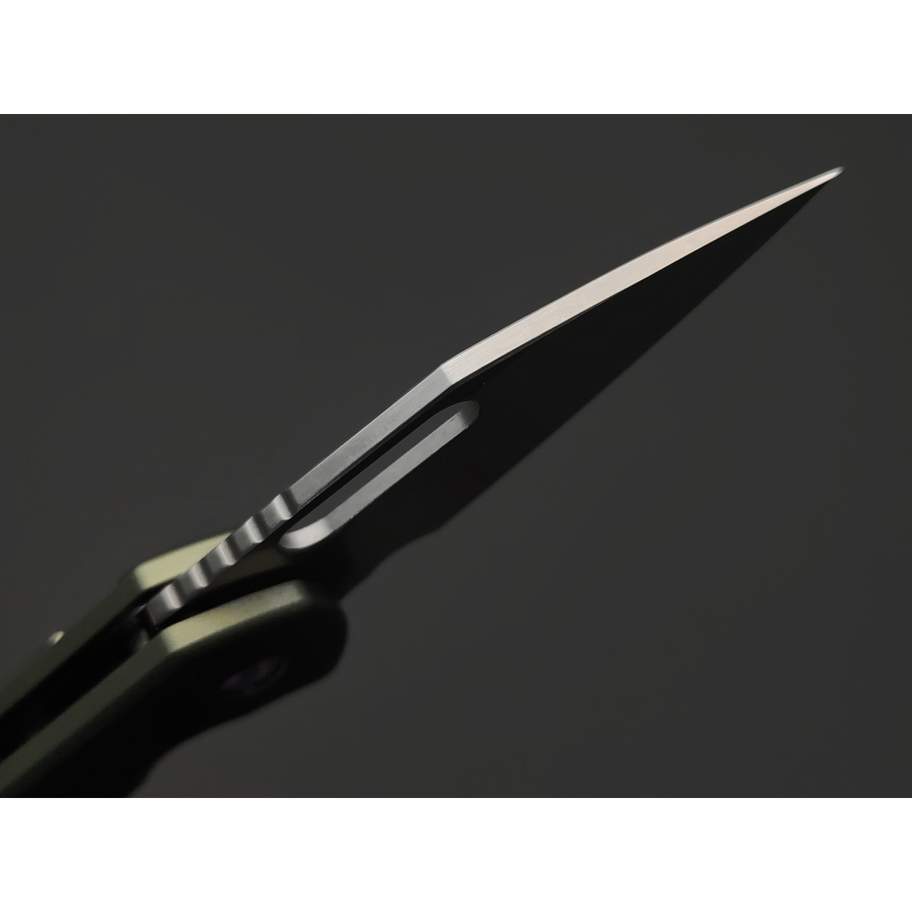 Нож CJRB Mini Pyrite J1933-GN сталь AR-RPM9, рукоять Aluminium green