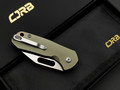 Нож CJRB Mini Pyrite J1933-GN сталь AR-RPM9, рукоять Aluminium green