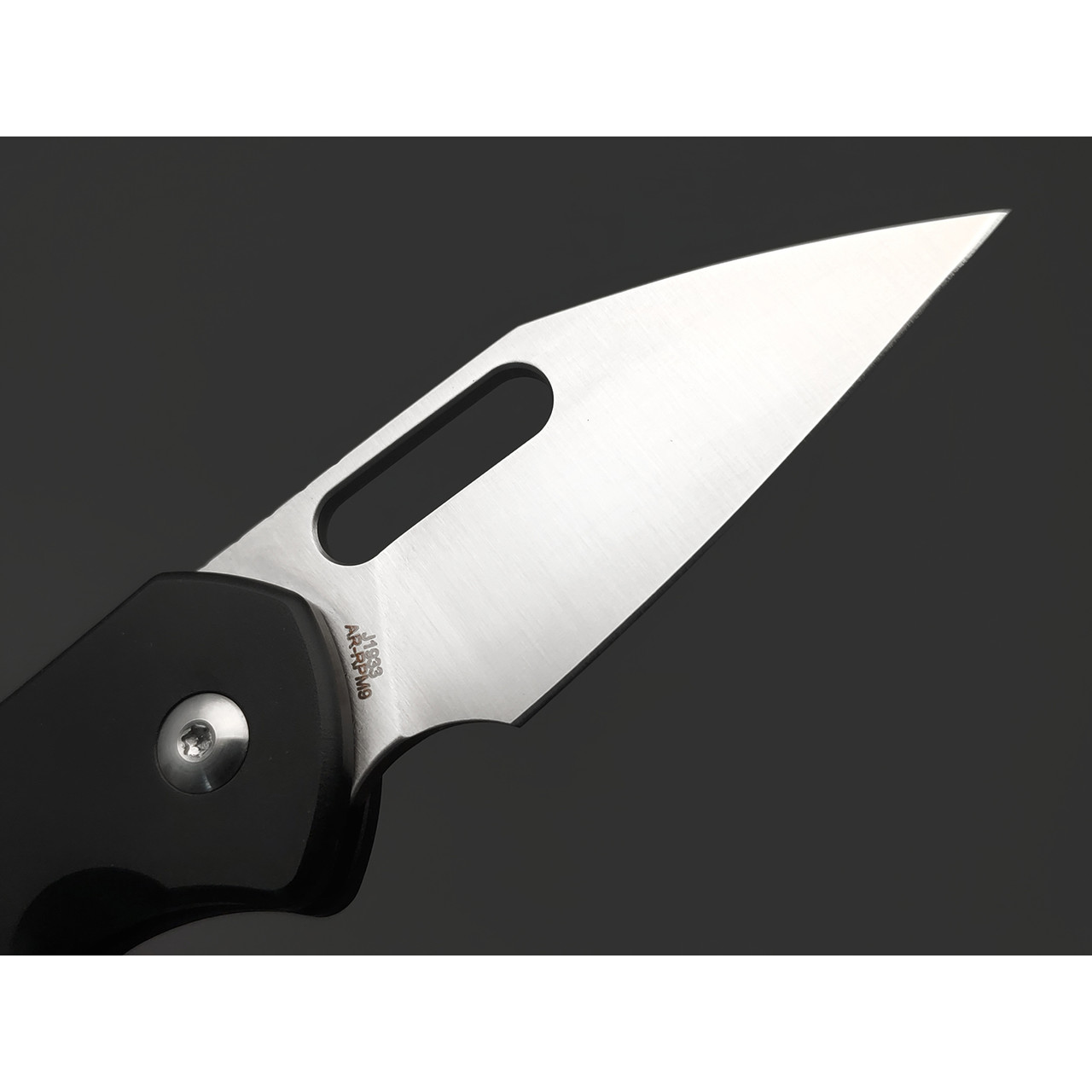 Нож CJRB Mini Pyrite J1933-BK сталь AR-RPM9, рукоять Aluminium black