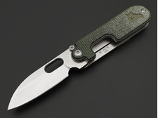 Нож BlackFox Bean Gen 2 BF-719 MI сталь 440C, рукоять Micarta green