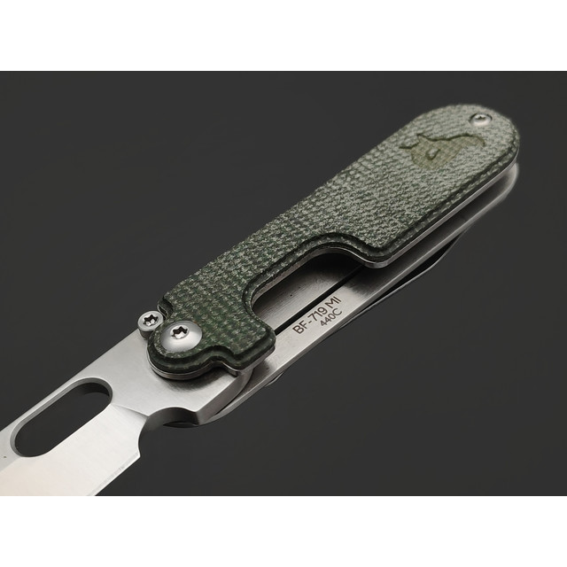 Нож BlackFox Bean Gen 2 BF-719 MI сталь 440C, рукоять Micarta green
