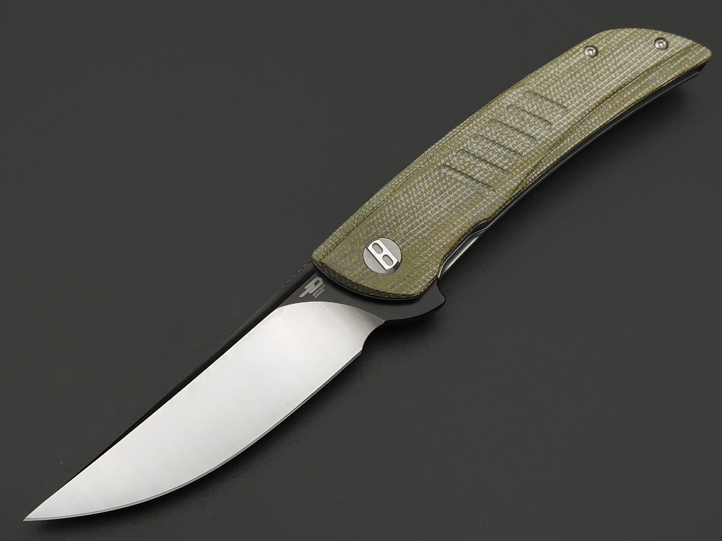 Нож Bestech Swift BG30A-2 сталь D2 satin, рукоять Micarta green