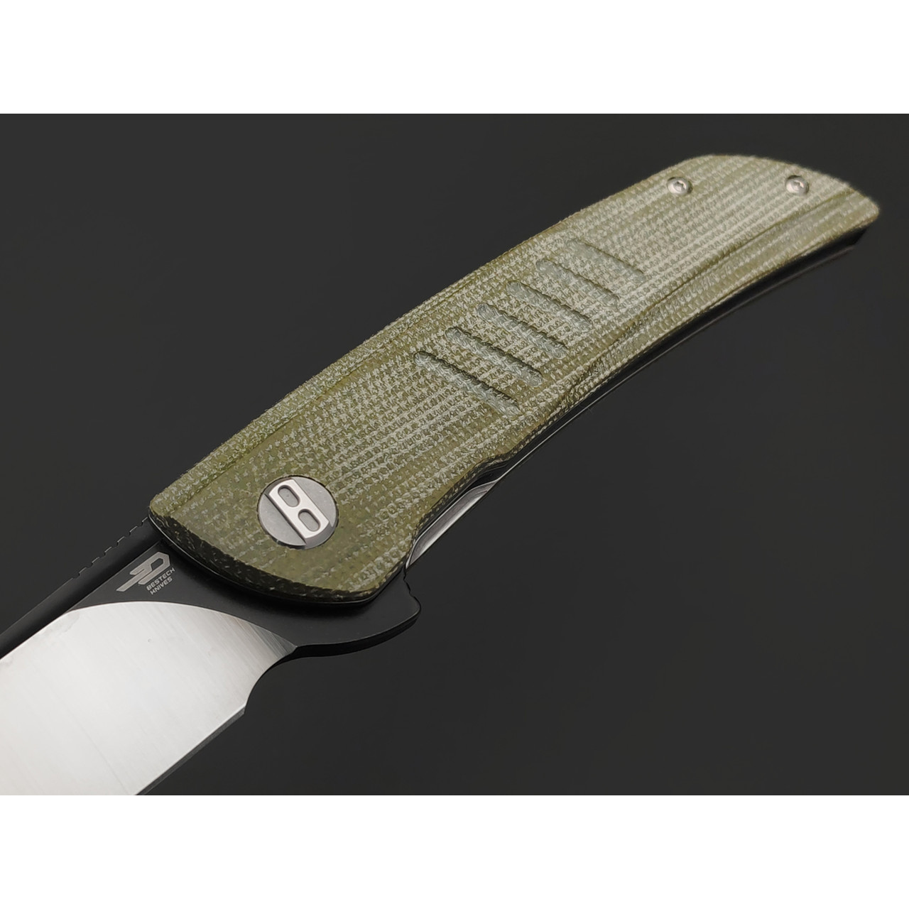 Нож Bestech Swift BG30A-2 сталь D2 satin, рукоять Micarta green