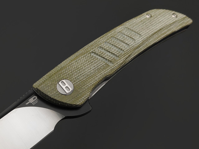 Нож Bestech Swift BG30A-2 сталь D2 satin, рукоять Micarta green