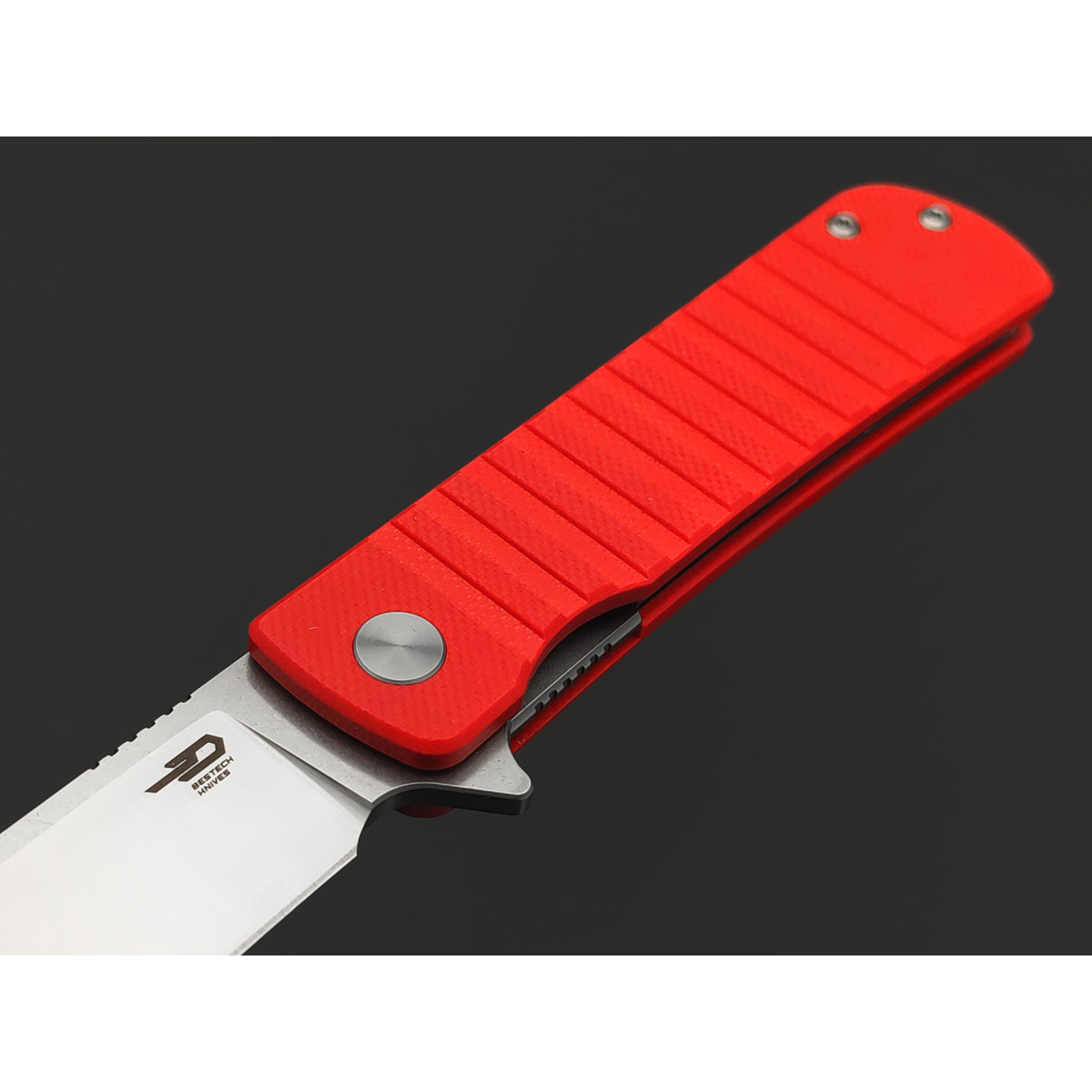 Нож Bestech Titan BG49A-3 сталь D2 satin, рукоять G10 red