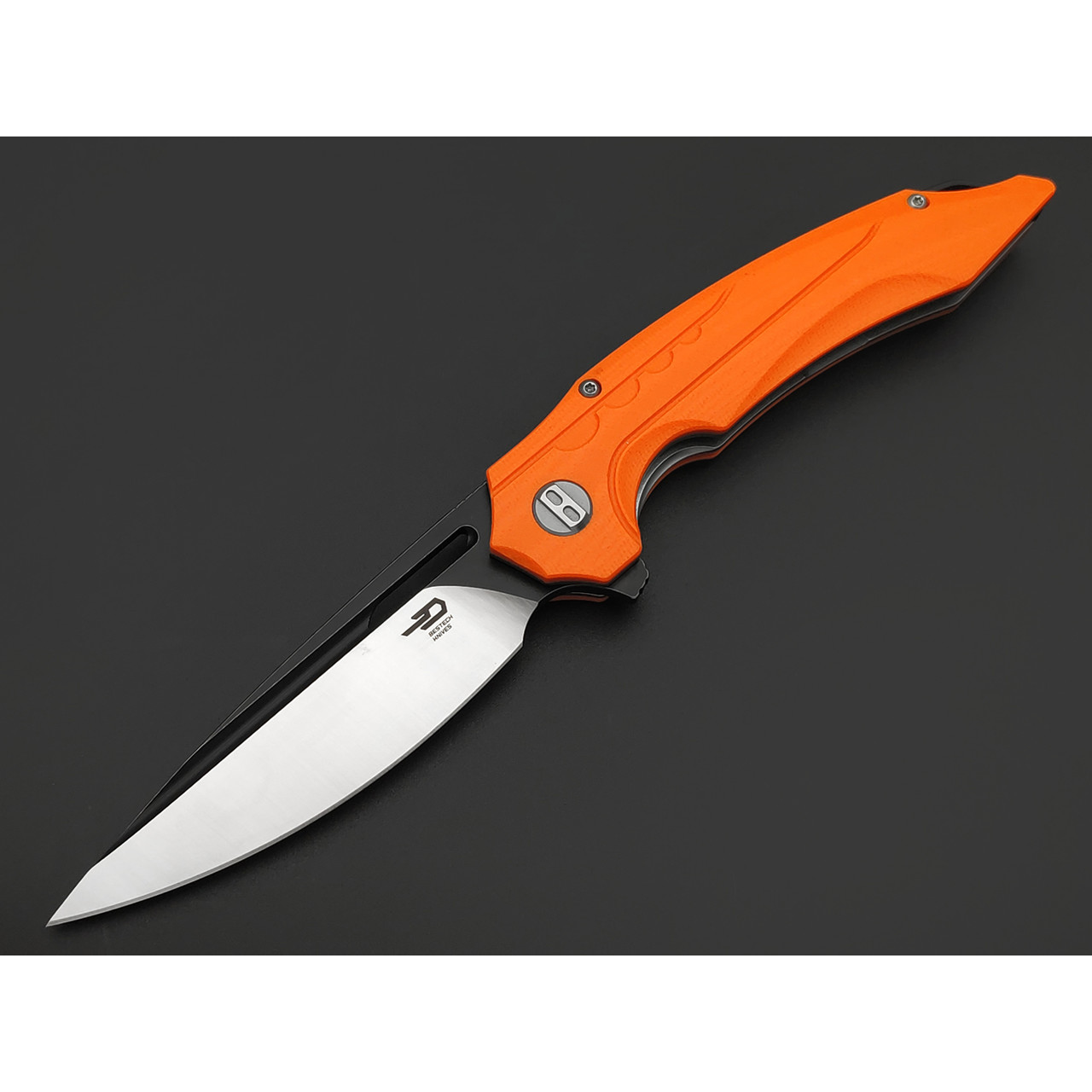 Нож Bestech Ornetta BG50C сталь D2 satin, рукоять G10 orange