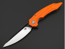 Нож Bestech Ornetta BG50C сталь D2 satin, рукоять G10 orange