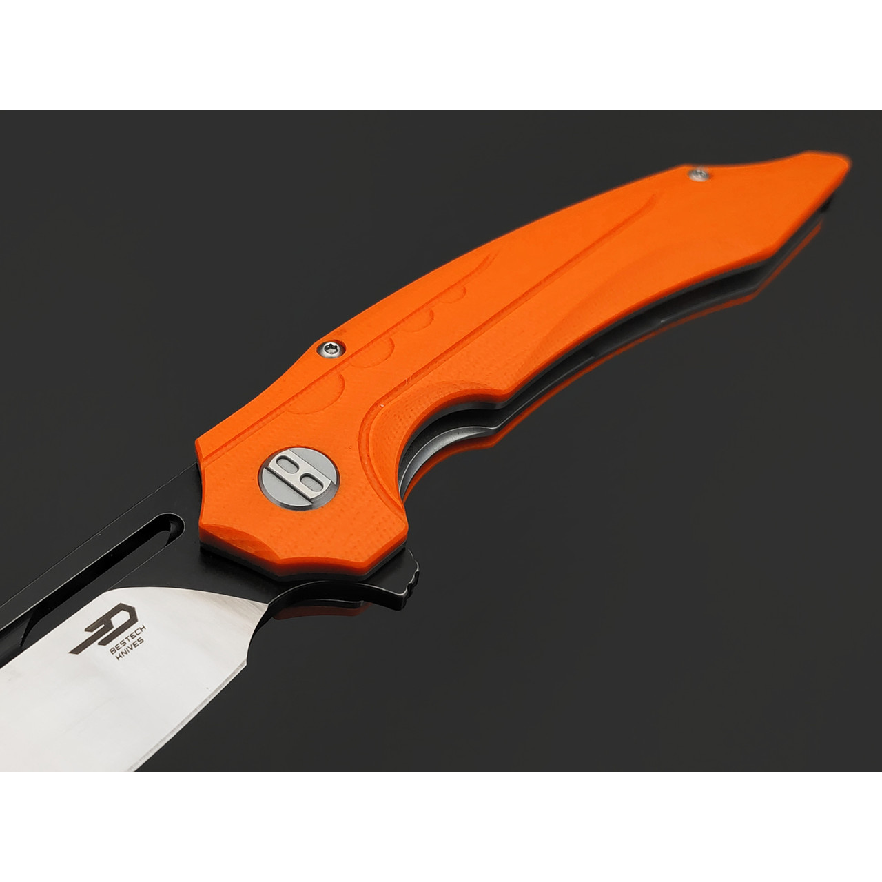 Нож Bestech Ornetta BG50C сталь D2 satin, рукоять G10 orange