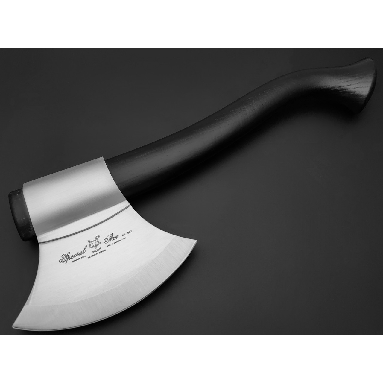 Топор Fox Scout 682N сталь 1.4116, рукоять Мореное дерево сассафрас