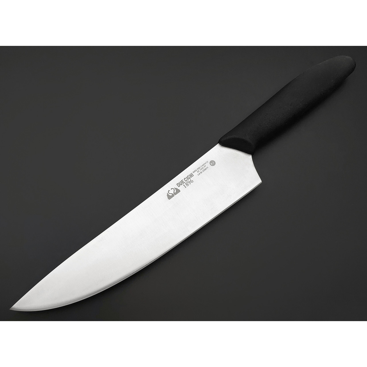 Кухонный нож Due Cigni Chef 20 см F2C 1009 РР сталь X50CrMoV15, рукоять Polypropylene black