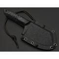Волчий Век нож Бугай Custom сталь N690 WA художественное травление, Рукоять G10 black, пины карбон Волчий Век нож Бугай Custom сталь N690 WA художественное травление, Рукоять G10 black, пины карбон