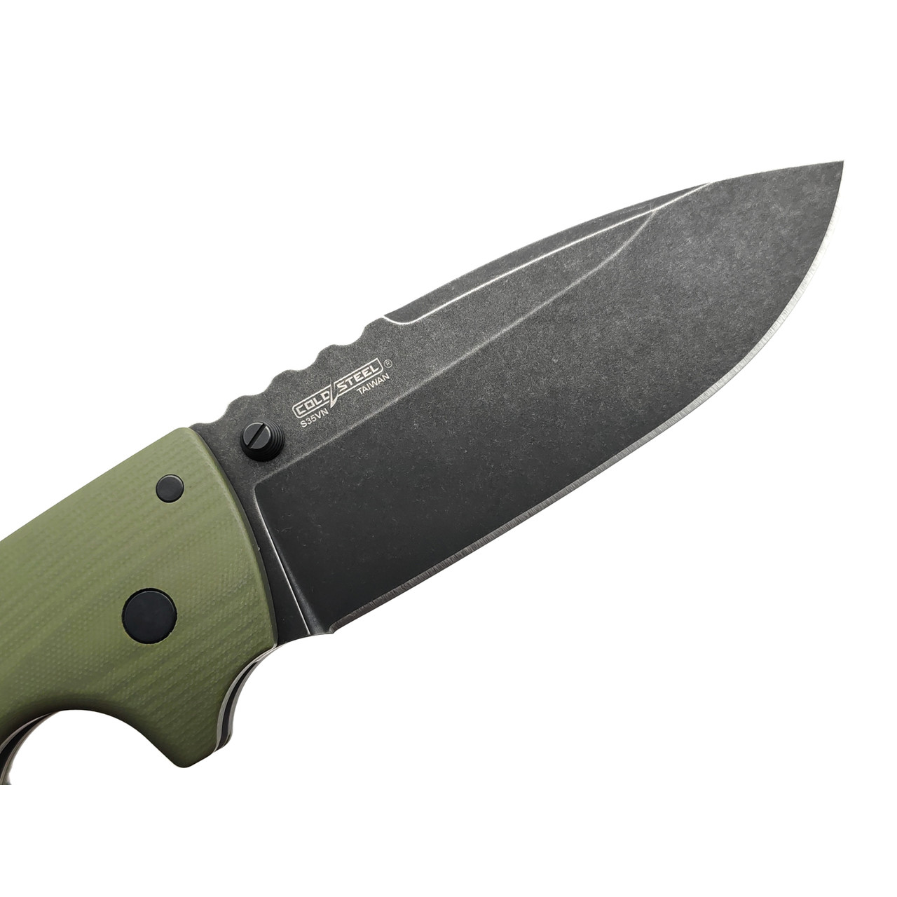 Нож Cold Steel 5-Max FL-50MAX сталь S35VN блэквош, рукоять G10 olive