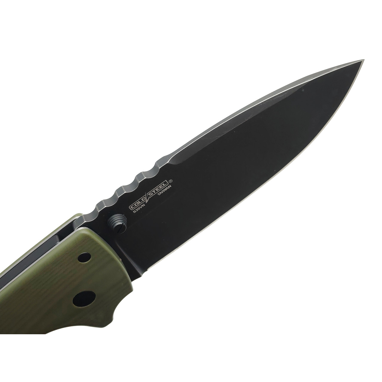 Нож Cold Steel 5-Max FL-50MAX сталь S35VN блэквош, рукоять G10 olive