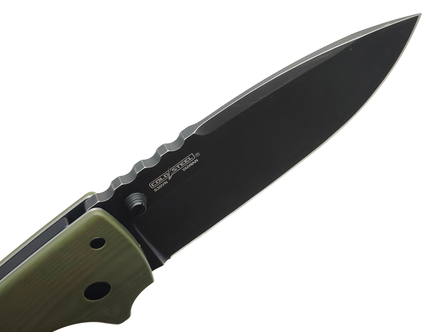 Нож Cold Steel 5-Max FL-50MAX сталь S35VN blackwash, рукоять G10 olive