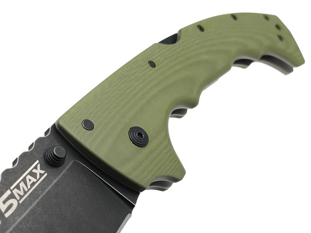 Нож Cold Steel 5-Max FL-50MAX сталь S35VN blackwash, рукоять G10 olive
