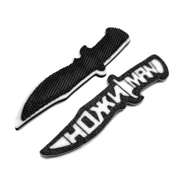 Патч П-534 "НожиMAN" белый, пластик