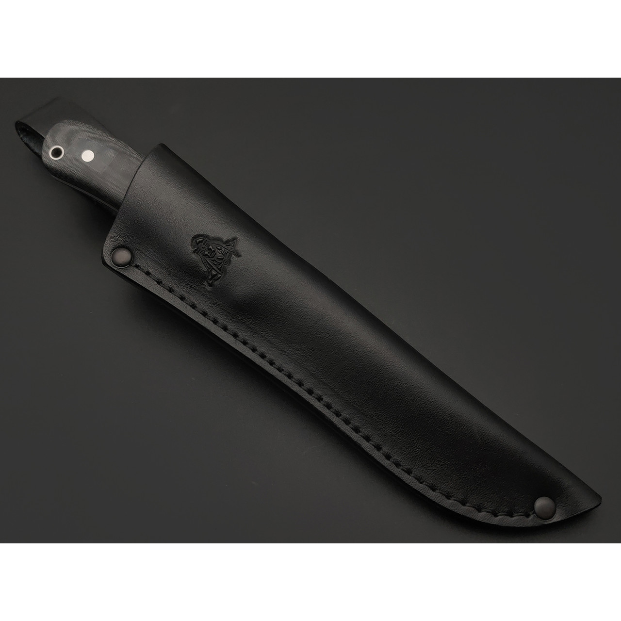 Кметь нож КМ-042 Акула ЦМ сталь Х12МФ, Рукоять микарта