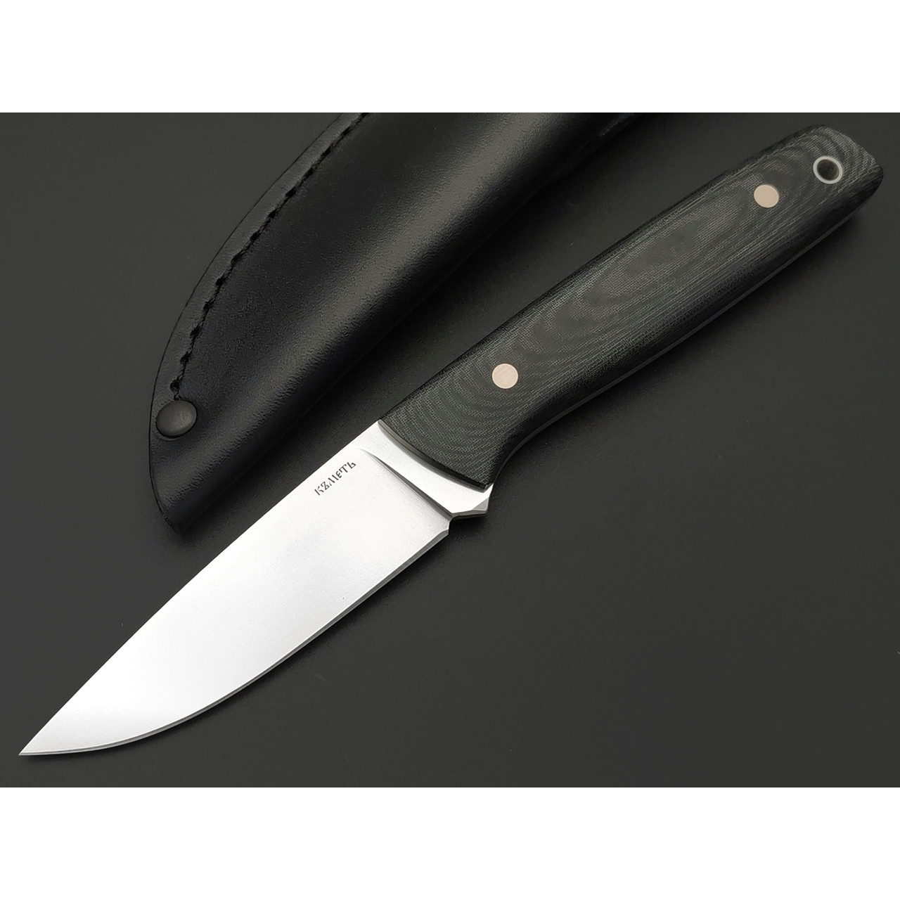 Кметь нож КМ-045 Фокс ЦМ сталь 95Х18, Рукоять микарта