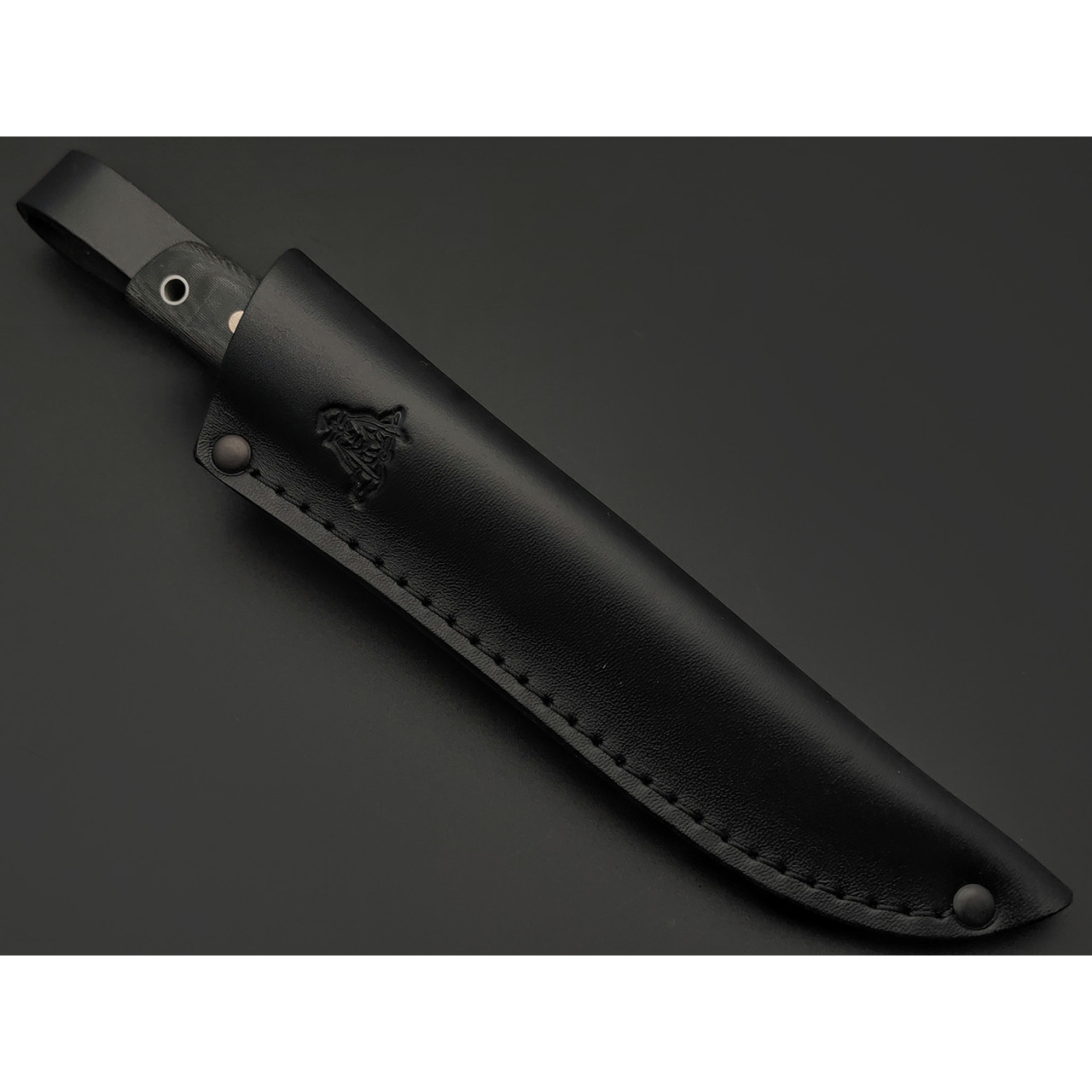 Кметь нож КМ-044 Фокс ЦМ сталь 95Х18, Рукоять микарта
