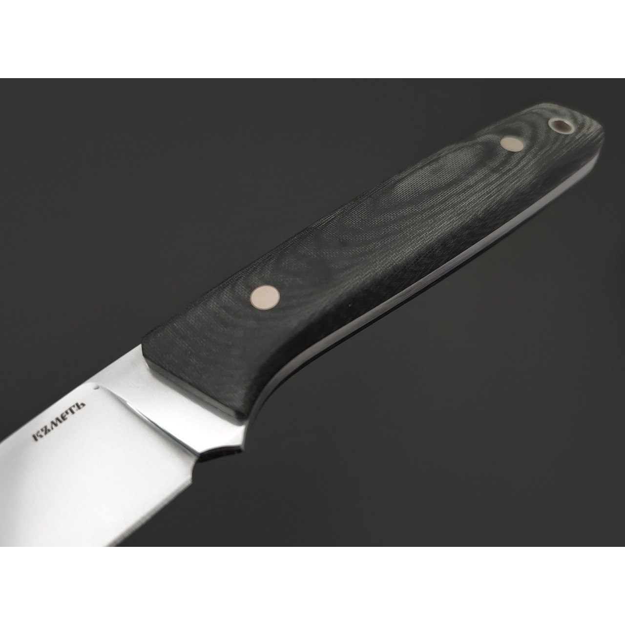 Кметь нож КМ-044 Фокс ЦМ сталь 95Х18, Рукоять микарта