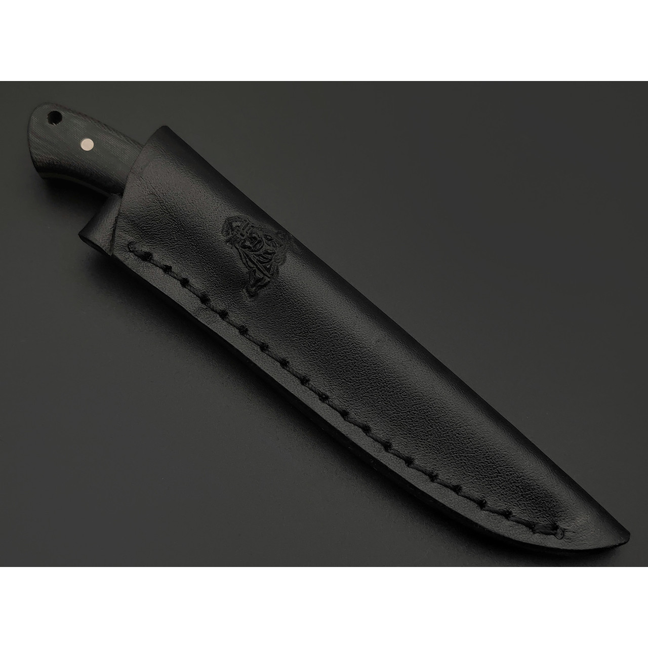 Кметь нож КМ-046 Игла ЦМ сталь 95Х18, Рукоять микарта