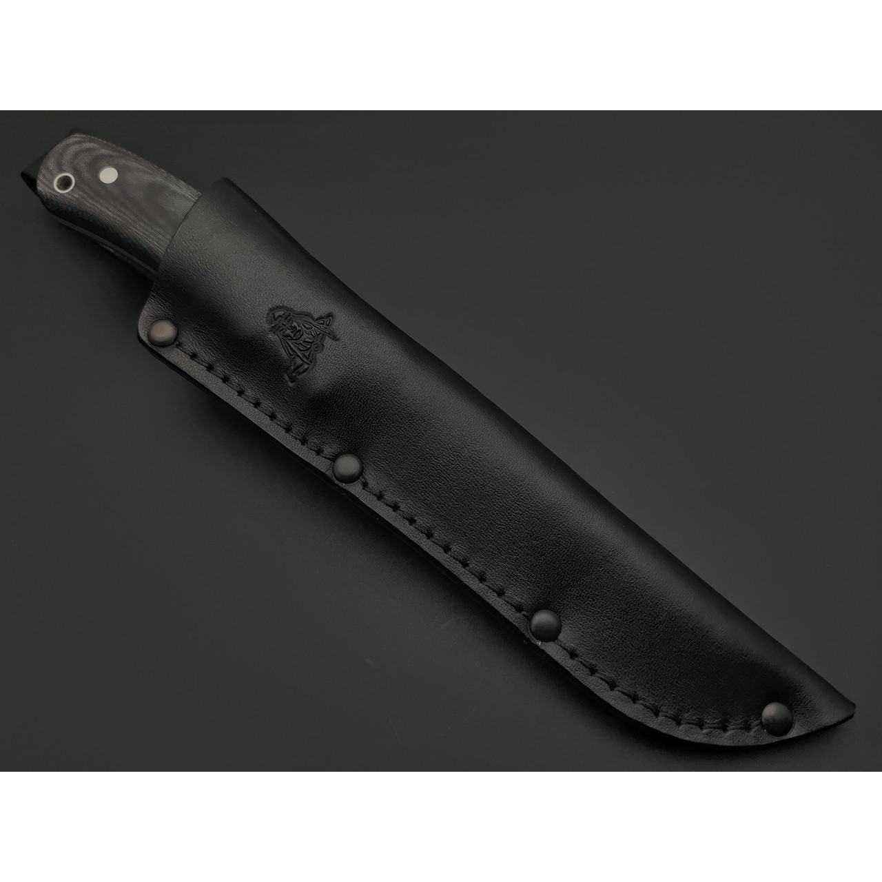 Кметь нож КМ-043 Акула ЦМ сталь 95Х18, Рукоять микарта