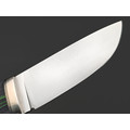 Кметь нож КМ-032 Кроха сталь M398, Рукоять микарта хаотик, мельхиор