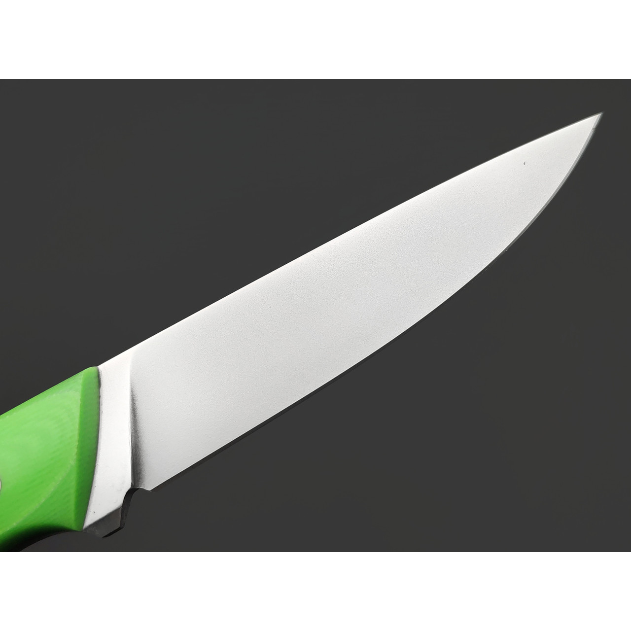 Кметь нож КМ-004 Фокс ЦМ сталь K340, Рукоять G10 green