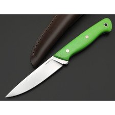 Кметь нож КМ-004 Фокс ЦМ сталь K340, Рукоять G10 green