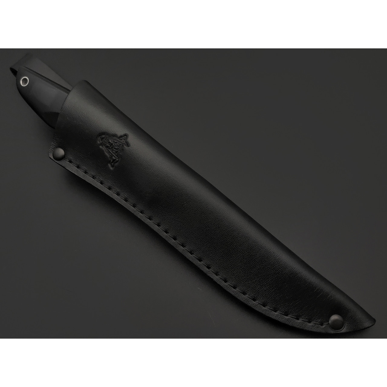 Кметь нож КМ-011 Хаунд ЦМ сталь Vanadis 8 Хром, Рукоять G10 black & red
